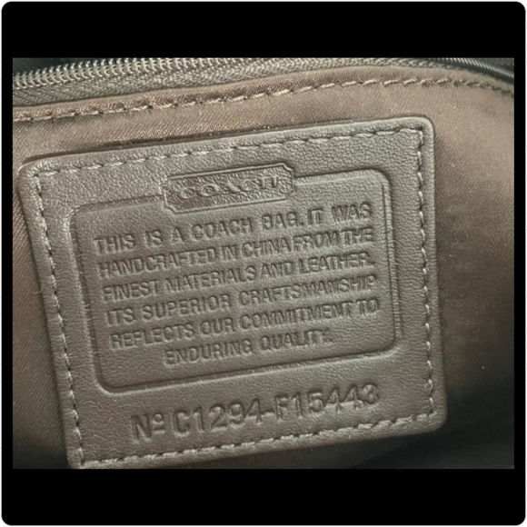 Coach Signature Ashley Satchel Handbag - Picture 3 of 8